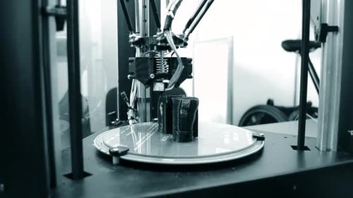 3D-Drucker funktioniert. Modellierung von fusionierten Ablagerungen