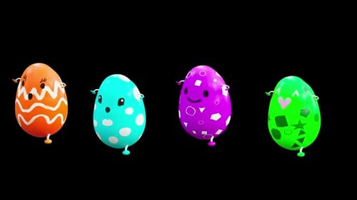 63 Easter Day Eggs Dancing HD