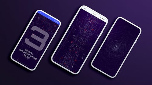 Fundos verticais digitais