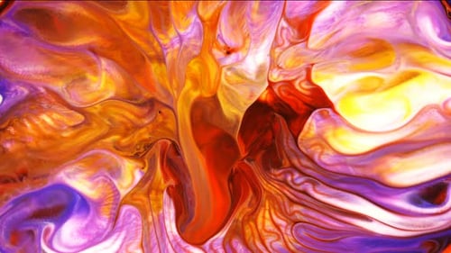 Movimiento artístico líquido pintura colorida abstracta