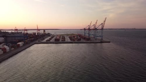 Odessa Seaport From a Height