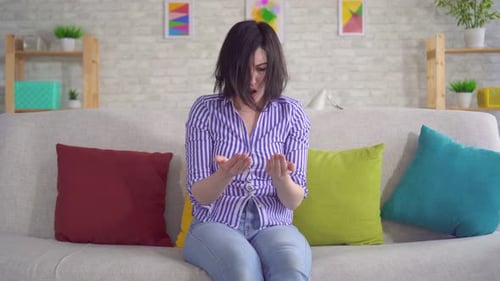 Woman Hair Who Have Problems with Dandruff