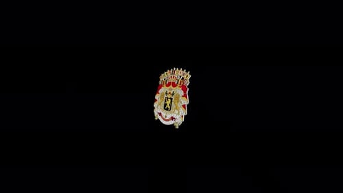Coat Of Arms Of Belgium With Alpha Channel - 4K
