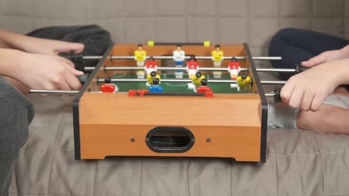 Animation avec baby-foot.