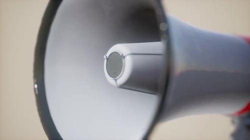 Retro Electric Speaker Megaphone