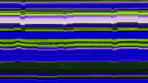 Abstract Glitch Digital Data Error Visual Effect