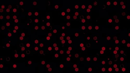 Hexagon Red Light Animation