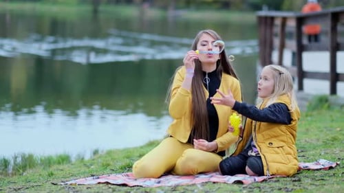 Happy Family in Park