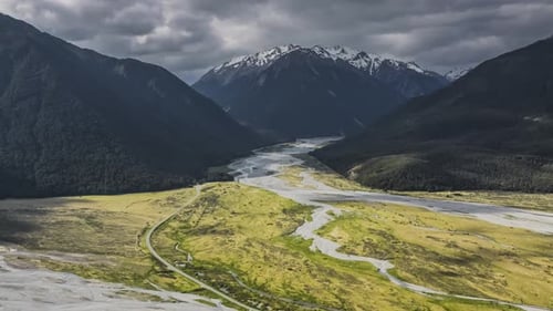 Arthurs Pass valley timelapse
