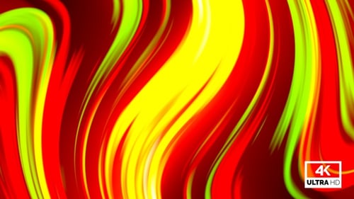 Abstrakt Verdreht Rot Und Grün Farbverlauf Trendy Wellig Hintergrund Geschlungen V9