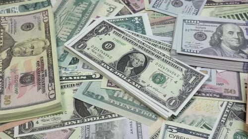 Dollar Bills Of Different Denominations