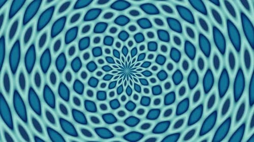 Abstract Looping Wallpaper Colored with Blue Tones