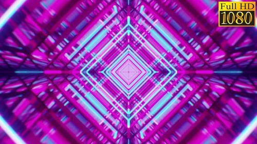 Retrowave Kaleidoscope Vj Loops Pack V5