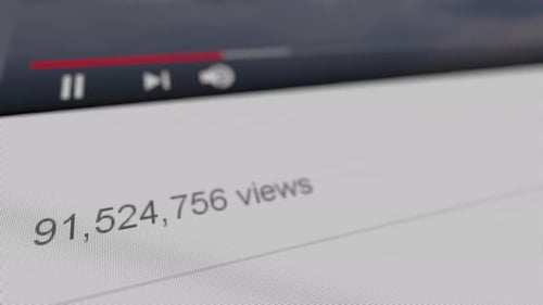 Number of Views of a Clip Increases Rapidly