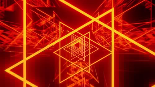 Fire Laser Show Background Motion Triangles Vj Loop HD