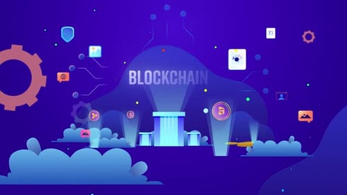 Infographie Tokenization Contexte numérique économique Blockchain