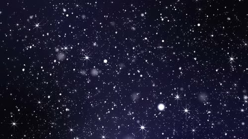 Animated Sparkling Star Dust Particles Abstract Background