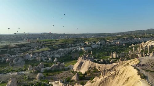 The Cappadocia region of Turkey is the most popular location in the world for hot air ballooning.