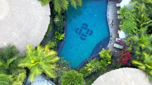 Luxury Hotel Resort Tropical Infinity Swimming Pool and Deluxe Villas Secluded Accommodation on