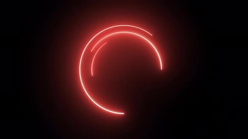 Neon Circle Frame