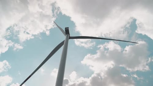 The Wind Turbine Nacelle Turns in the Direction of the Wind