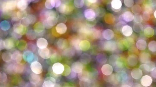 Abstract Background of Colorful Bokeh Lights