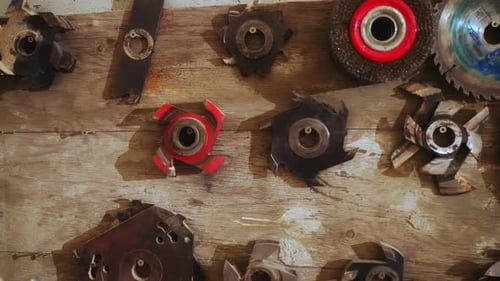 Milling Cutters and Saw Disks at Wood Workshop