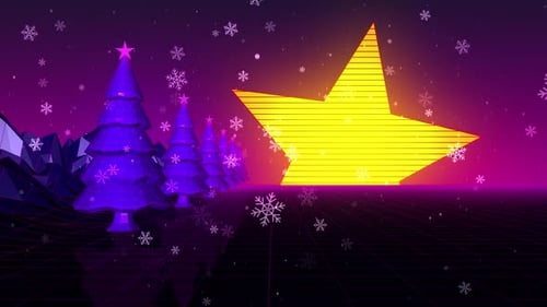Retro Vhs Christmas Star