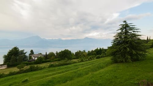 Rain Clouds over the Lake