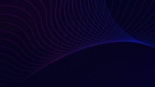 Onda de estructura alámbrica colorida futurista. Fondo abstracto con líneas geométricas.