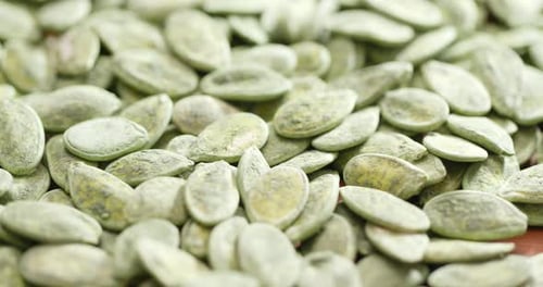 Green pumpkin seed