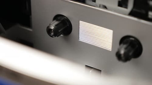 Close Up of the Inside of a Machine