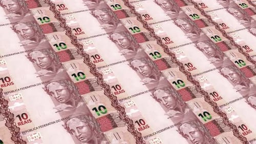Brazil Money / 10 Brazilian Real 4K