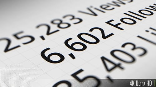 4 000 abonnés sur un compteur de réseaux sociaux comptant jusqu'à des millions