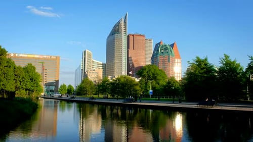 Skyscrapers in The Hague, Netherlands