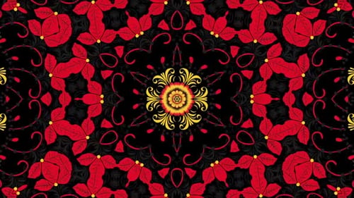 Fractal floral animation