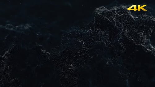 Dark Particles Background 4K
