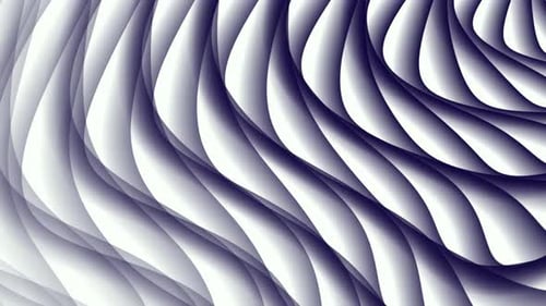 Abstract Wavy Background Animation with Smooth Flowing Motion