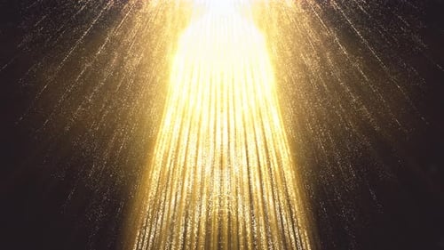 Goldpartikel-Hintergrund 4k
