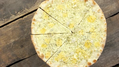 Four Cheese Pizza.