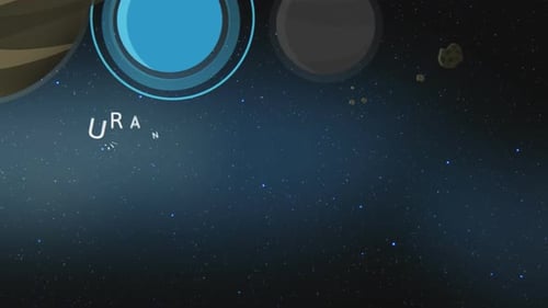 The planets of the solar system. Detailed information about the planet Uranus.
