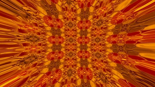 Abstract Fluid Golden Orange Background Motion