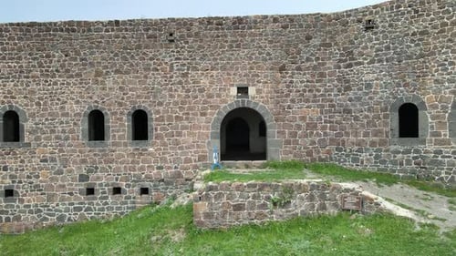 ancient castle wall