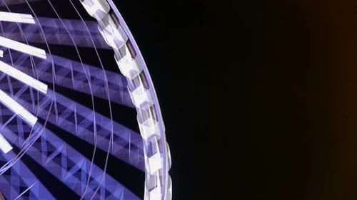 Ferris wheel amusement in the park