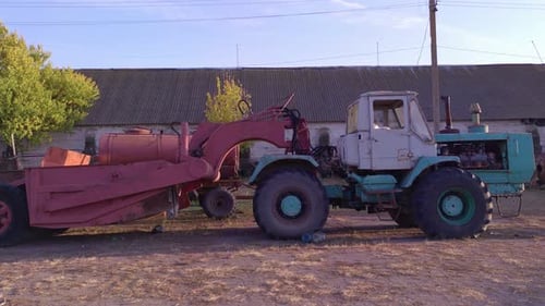 Tractor Agricultural Machinery Slow Motion