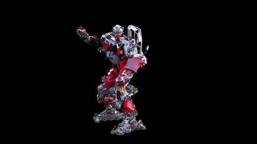 89 Roboter tanzen Stehend Magic Attack 4K