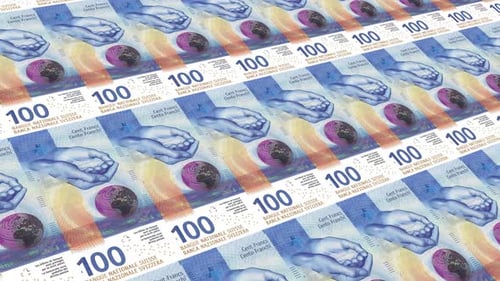 Switzerland Banknotes Money / 100 Swiss Franc 4K