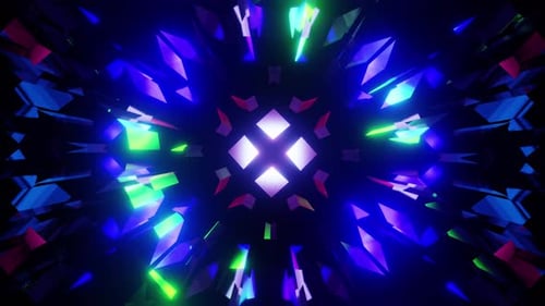 Éclats lumineux de néon