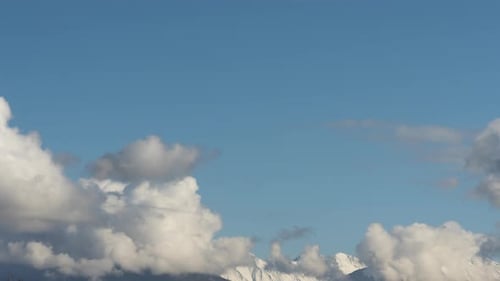 Clouds are Gathering Over the Mountains
