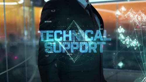 Futuristic Holographic Business Network with Technical Support